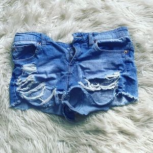 Jean shorts